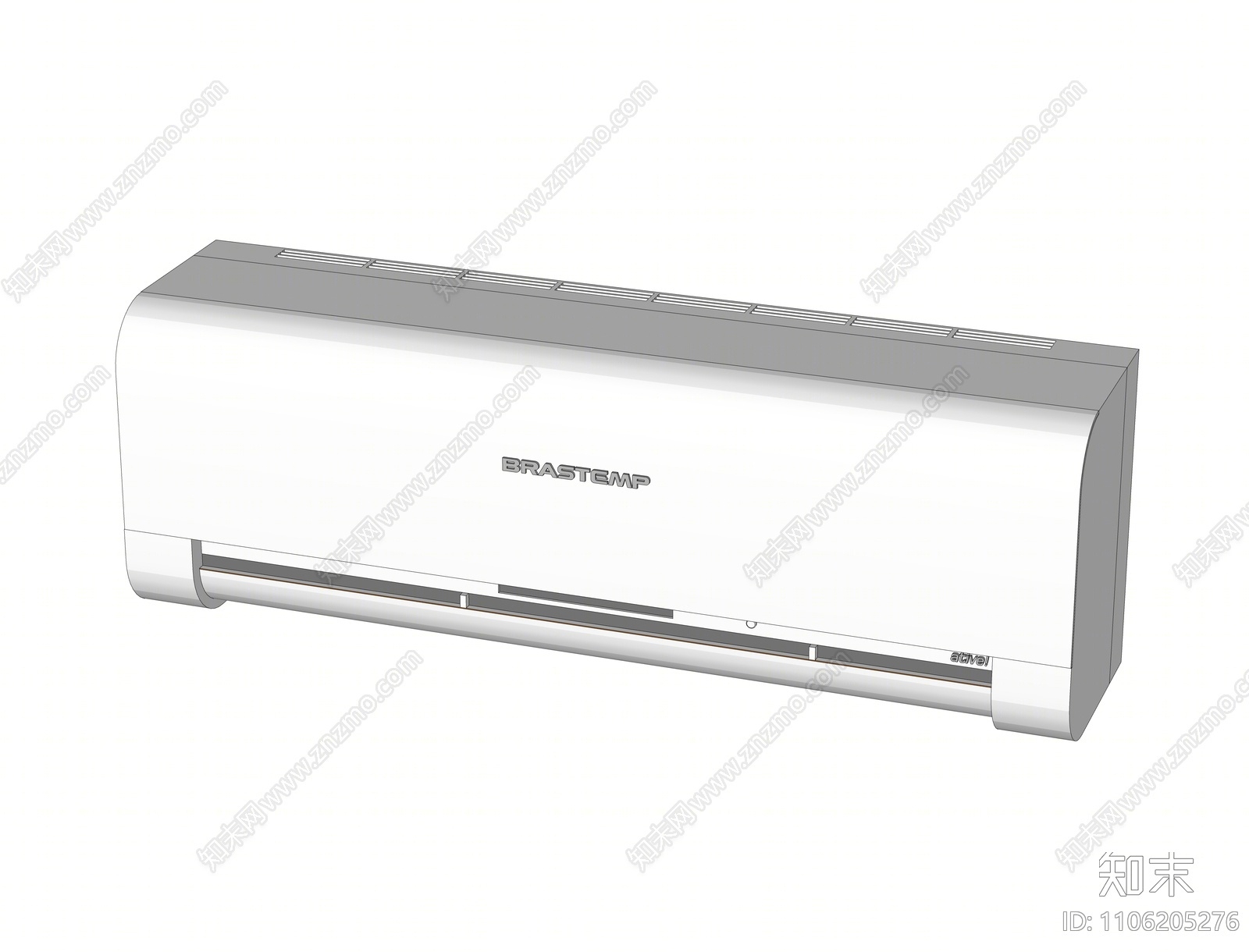 现代空调SU模型下载【ID:1106205276】