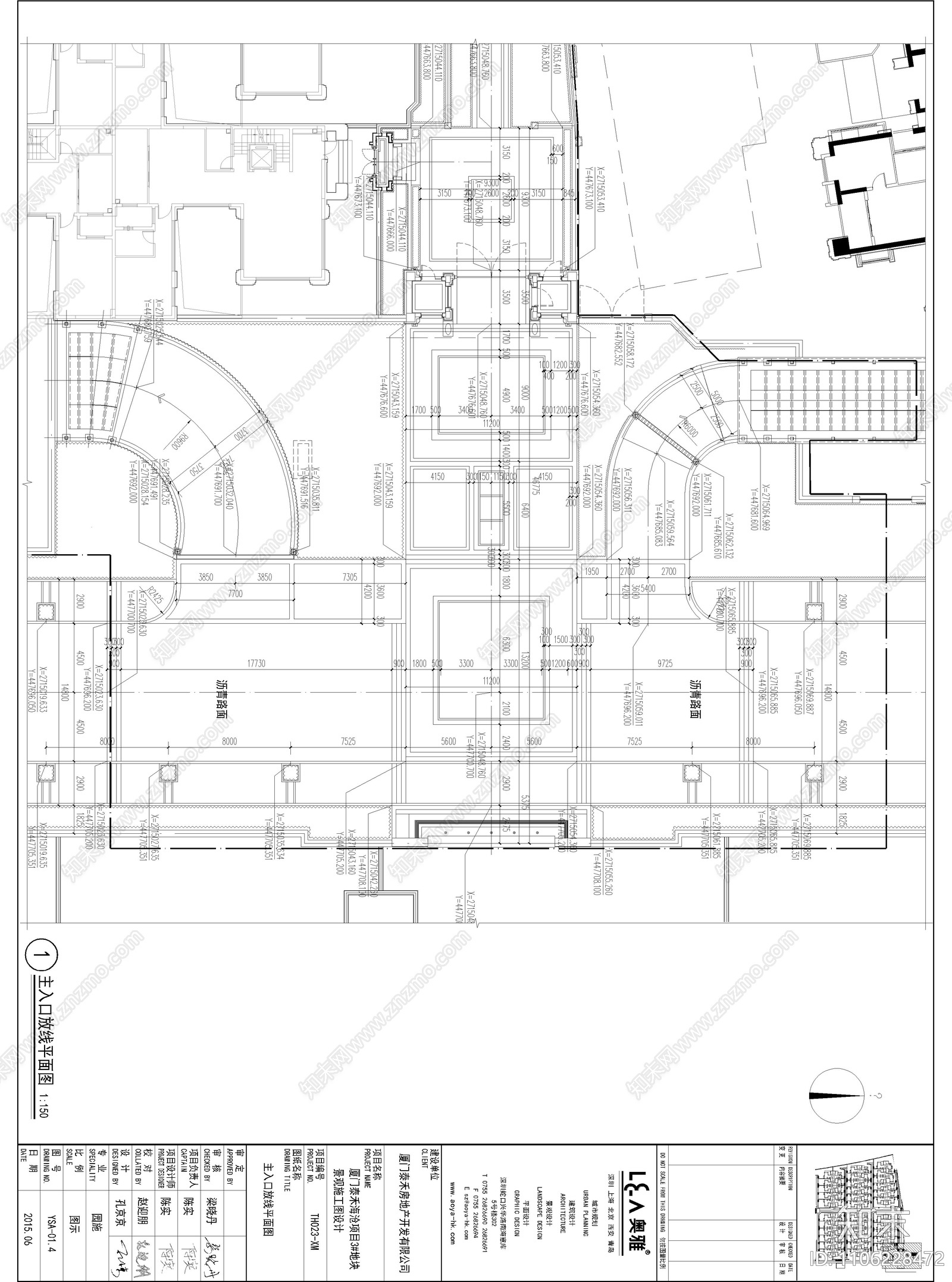 厦门院子cad施工图下载【ID:1106228472】