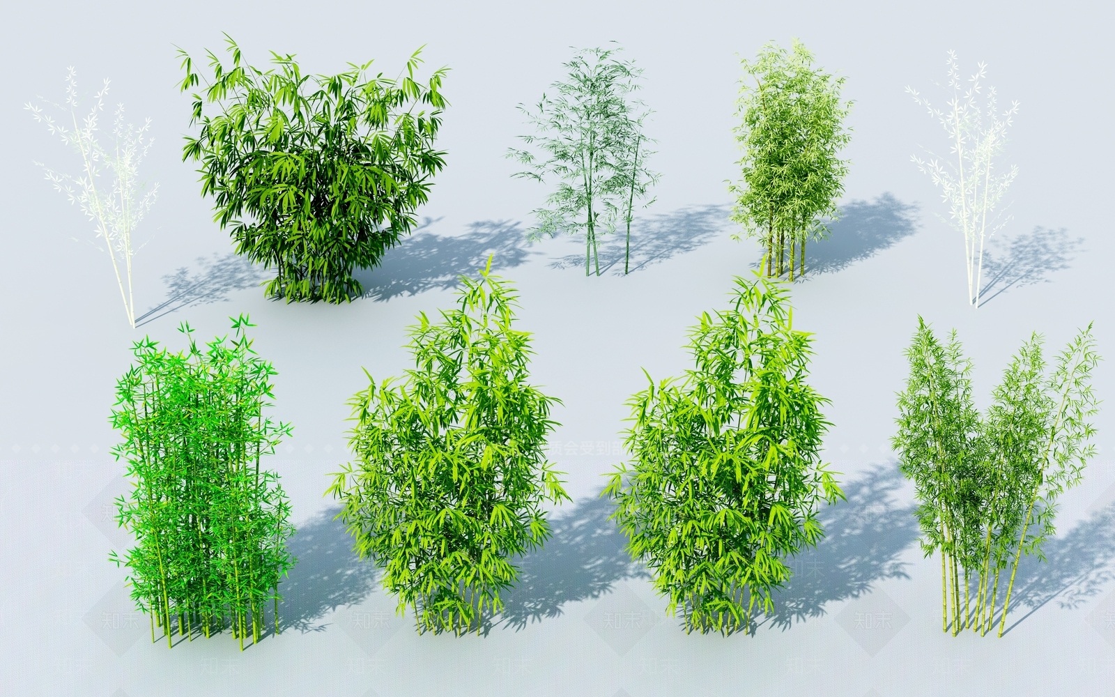 现代竹子3D模型下载【ID:1106270261】