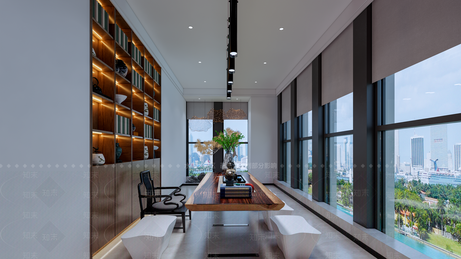 现代休息区SU模型下载【ID:1106323079】