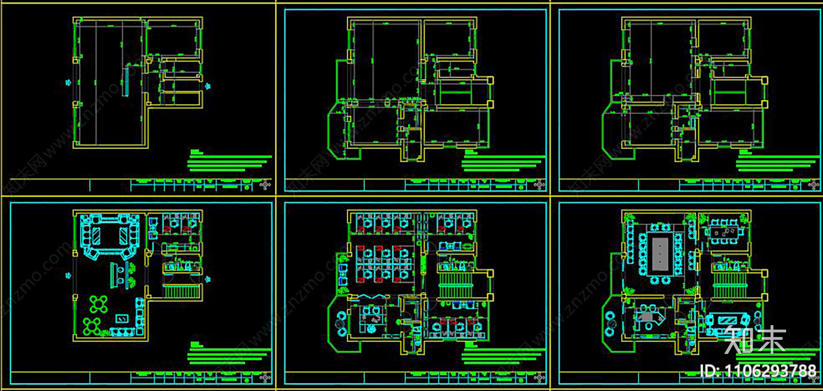 某设计工作室CADcad施工图下载【ID:1106293788】