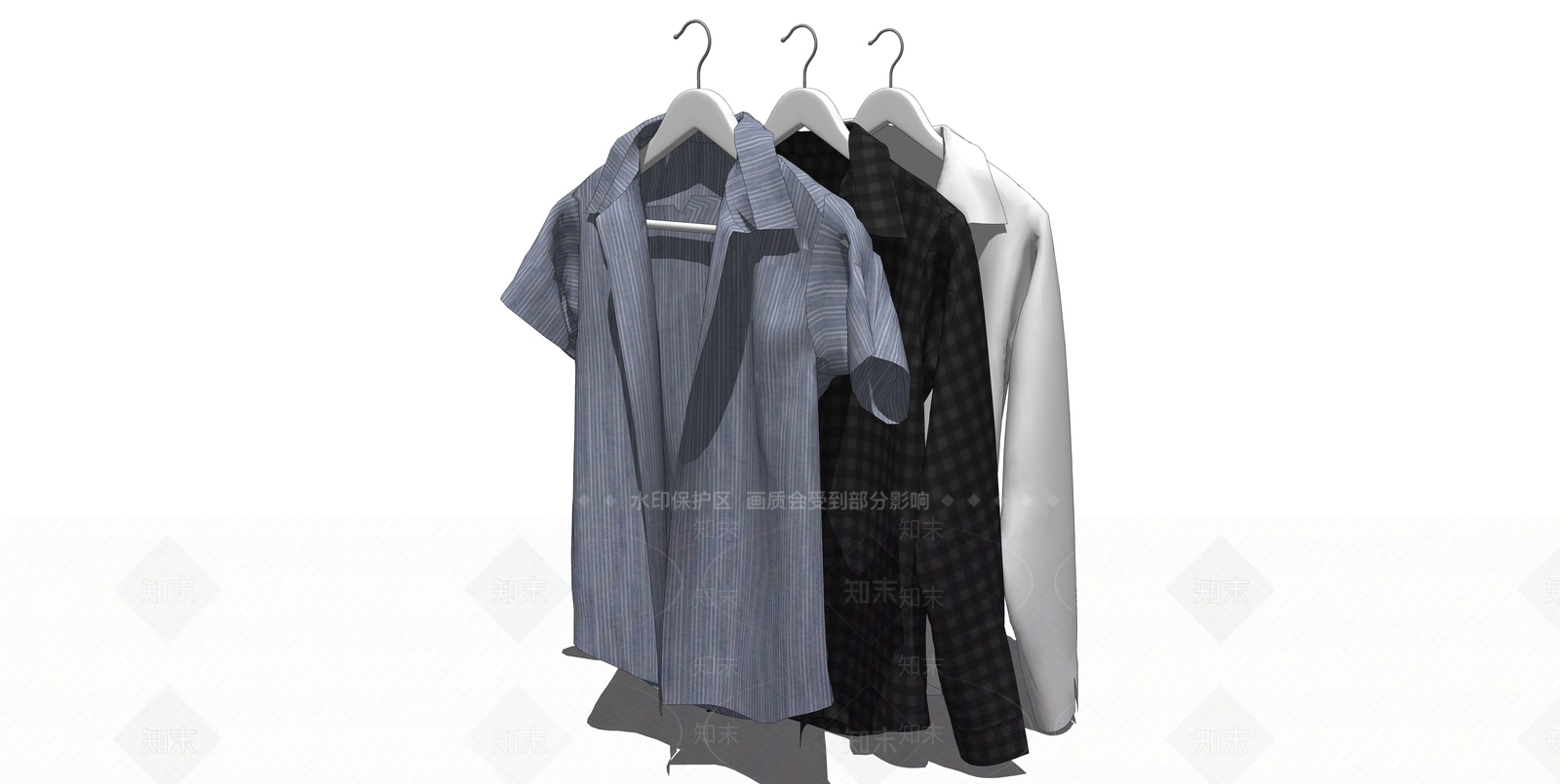 现代服装SU模型下载【ID:1106297430】