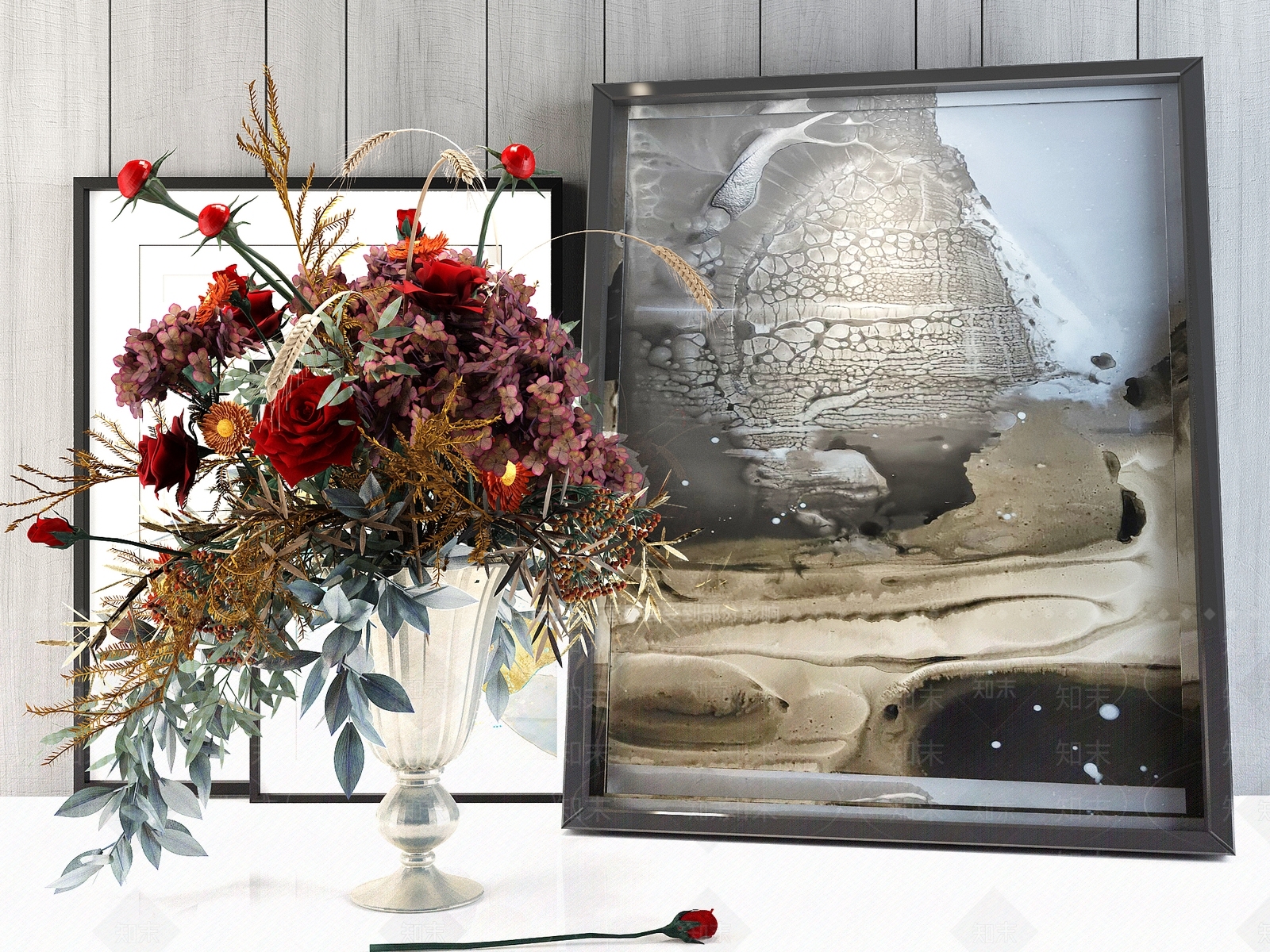 欧式花瓶SU模型下载【ID:1106300199】