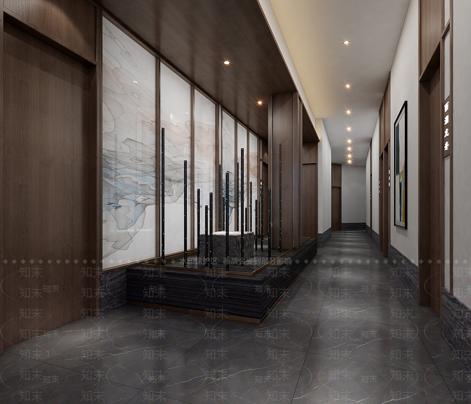 新中式火锅店3D模型下载【ID:1106301768】