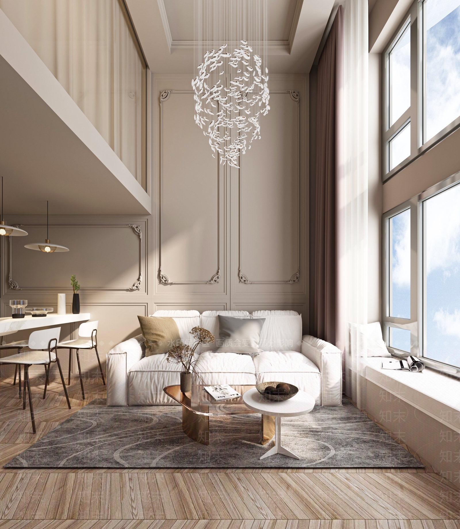 简欧单身公寓3D模型下载【ID:1106315336】