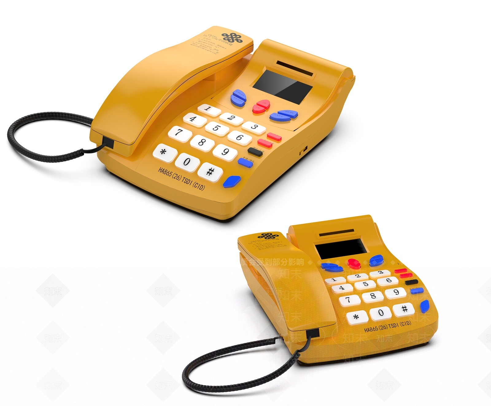 现代固定电话机3D模型下载【ID:1106324781】