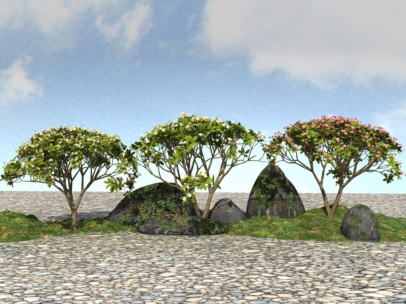 现代植物3D模型下载【ID:1106347635】