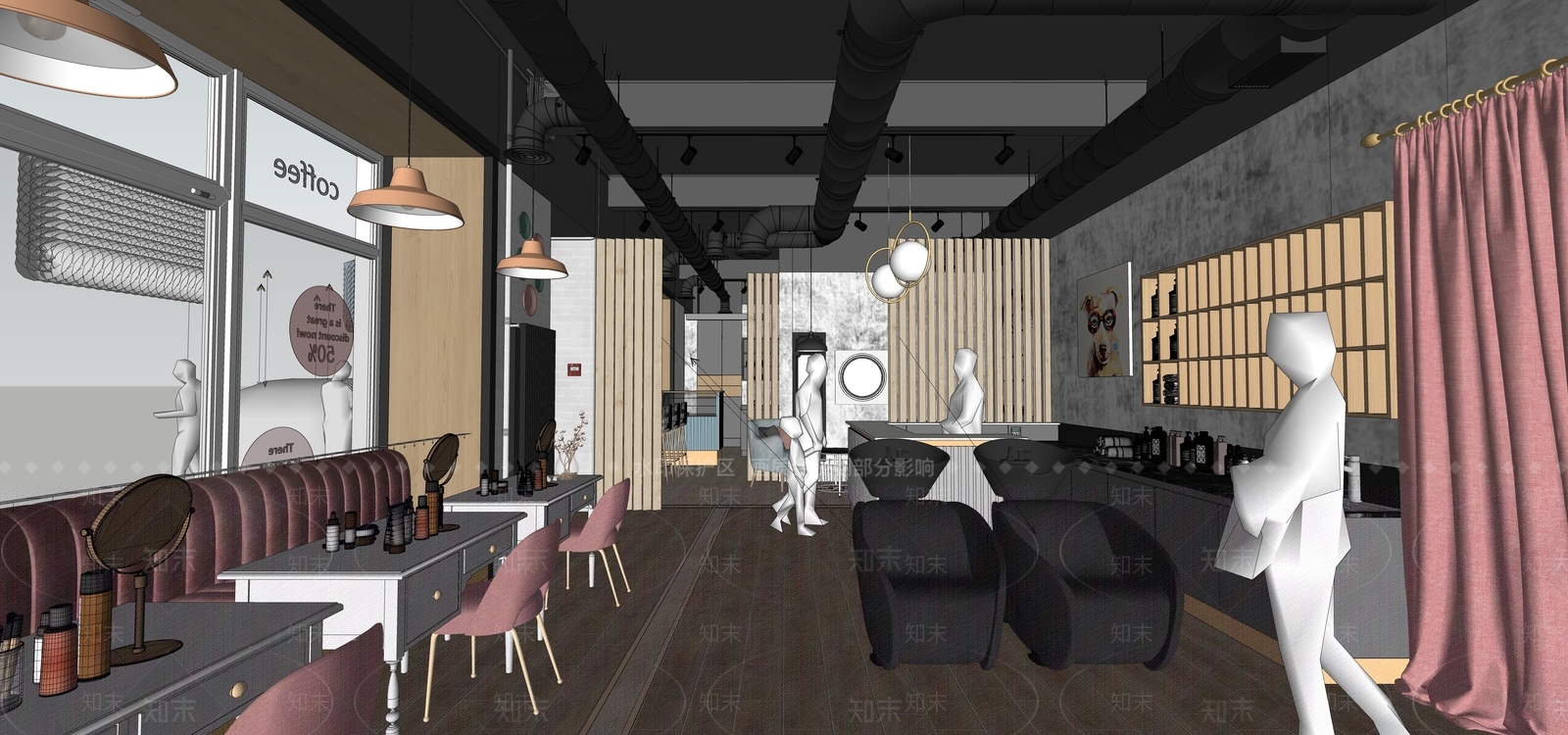 现代理发店SU模型下载【ID:1106349431】