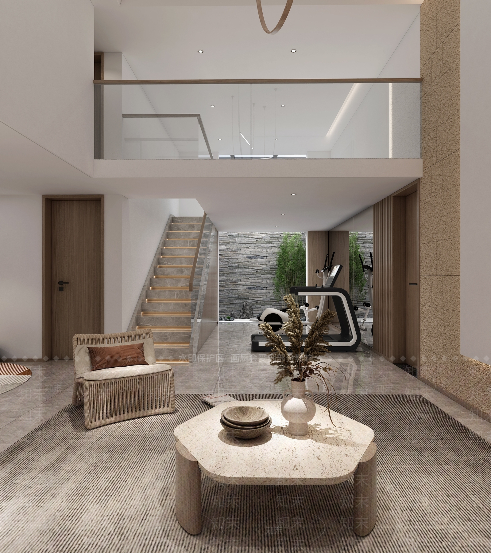 现代品酒室酒窖3D模型下载【ID:1106372232】