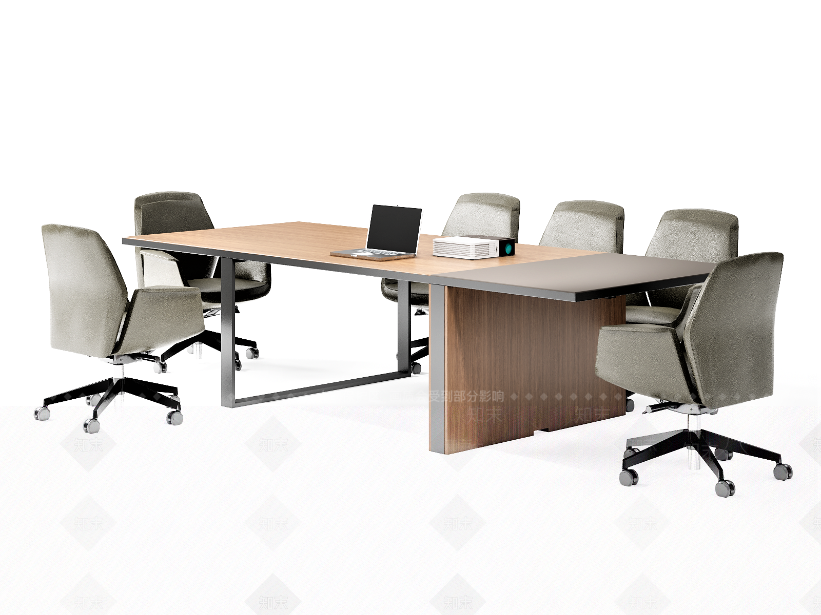 现代会议桌SU模型下载【ID:1106387473】