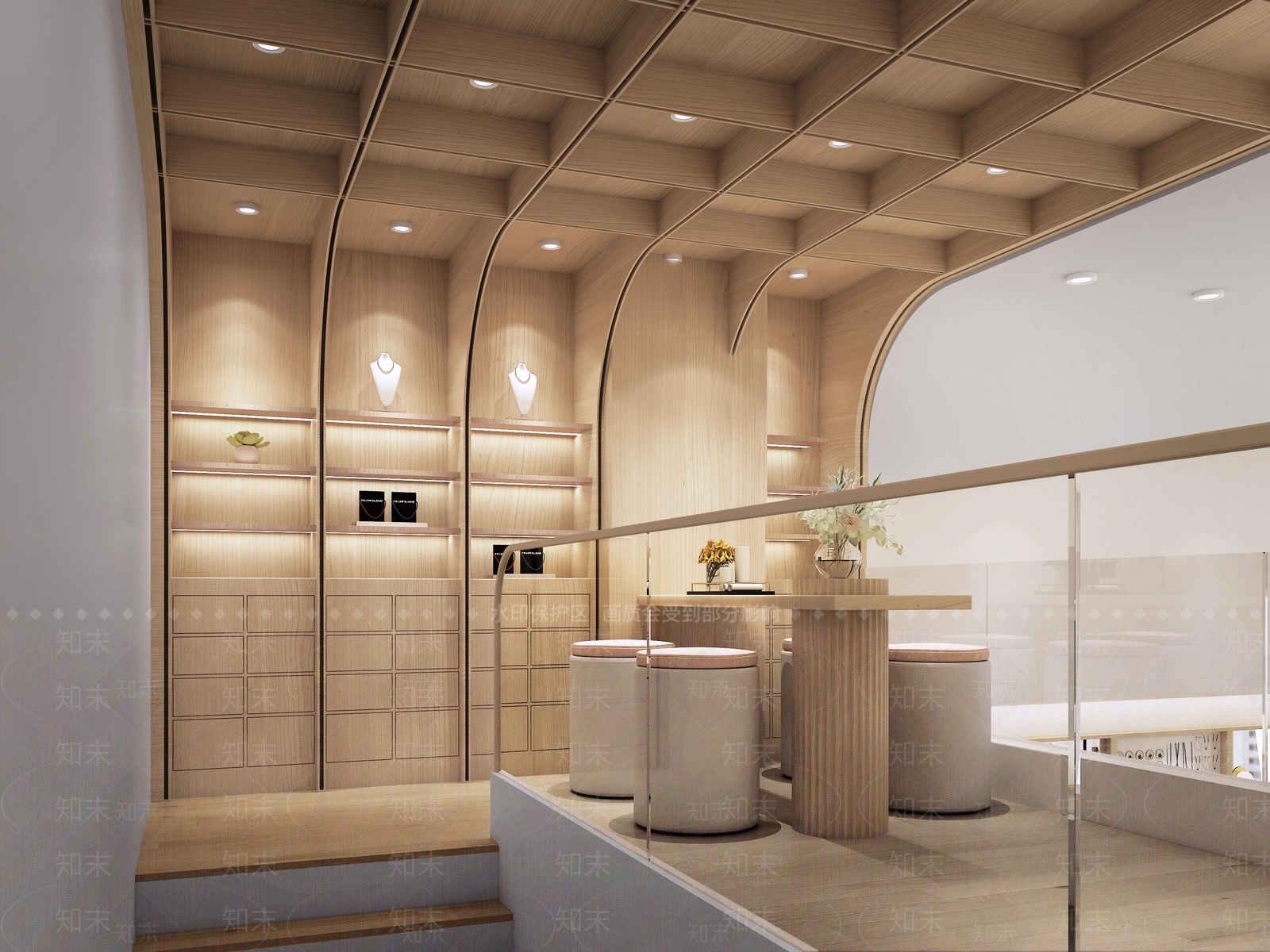 现代珠宝店3D模型下载【ID:1106389418】