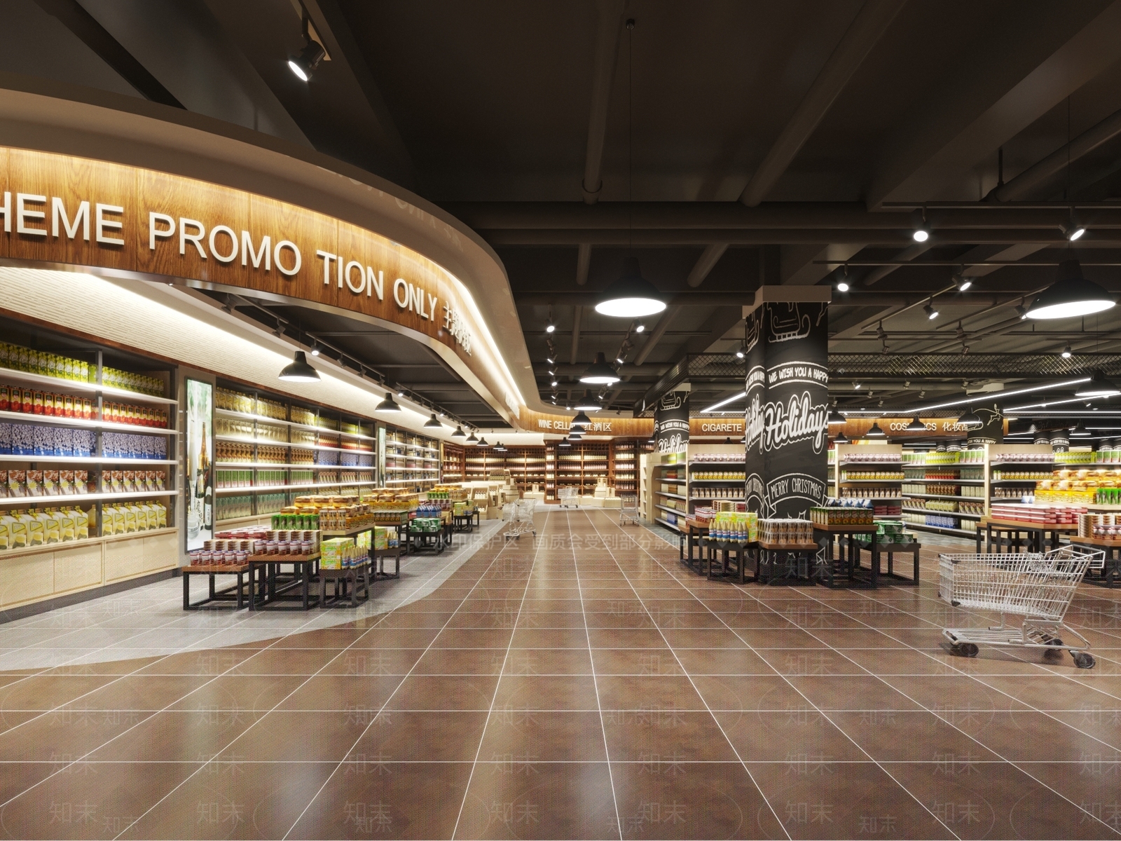 现代商店超市3D模型下载【ID:1106412926】