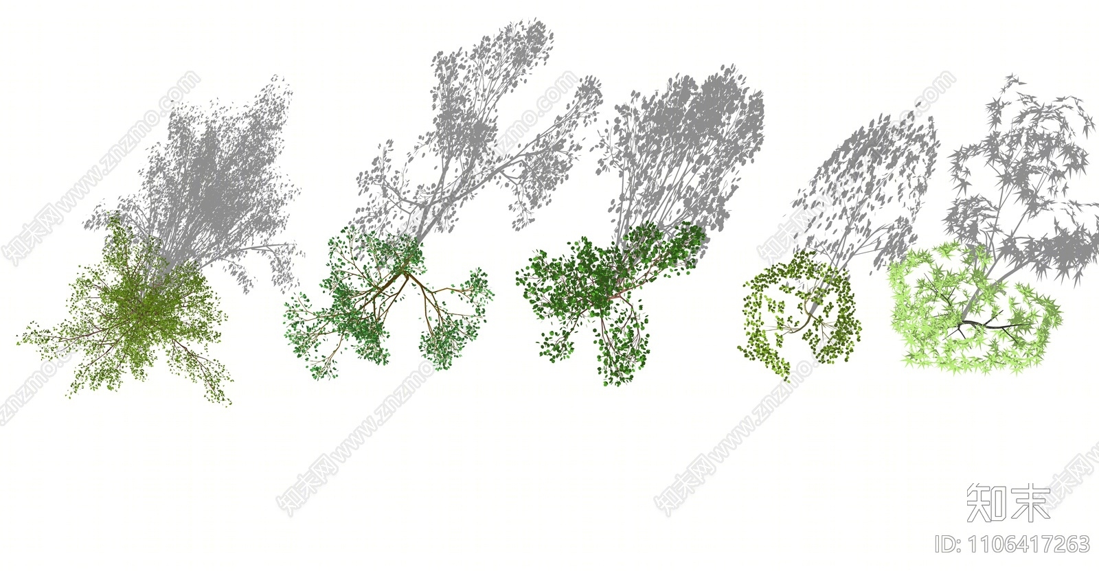 现代灌木SU模型下载【ID:1106417263】