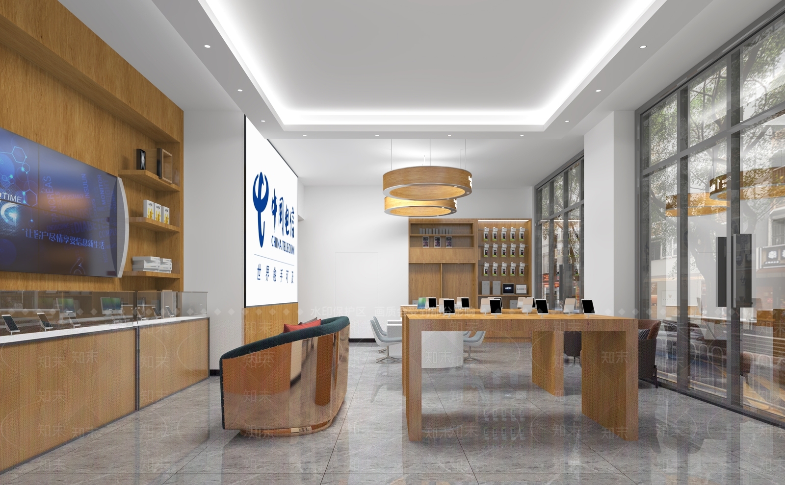 现代数码店3D模型下载【ID:1106422176】