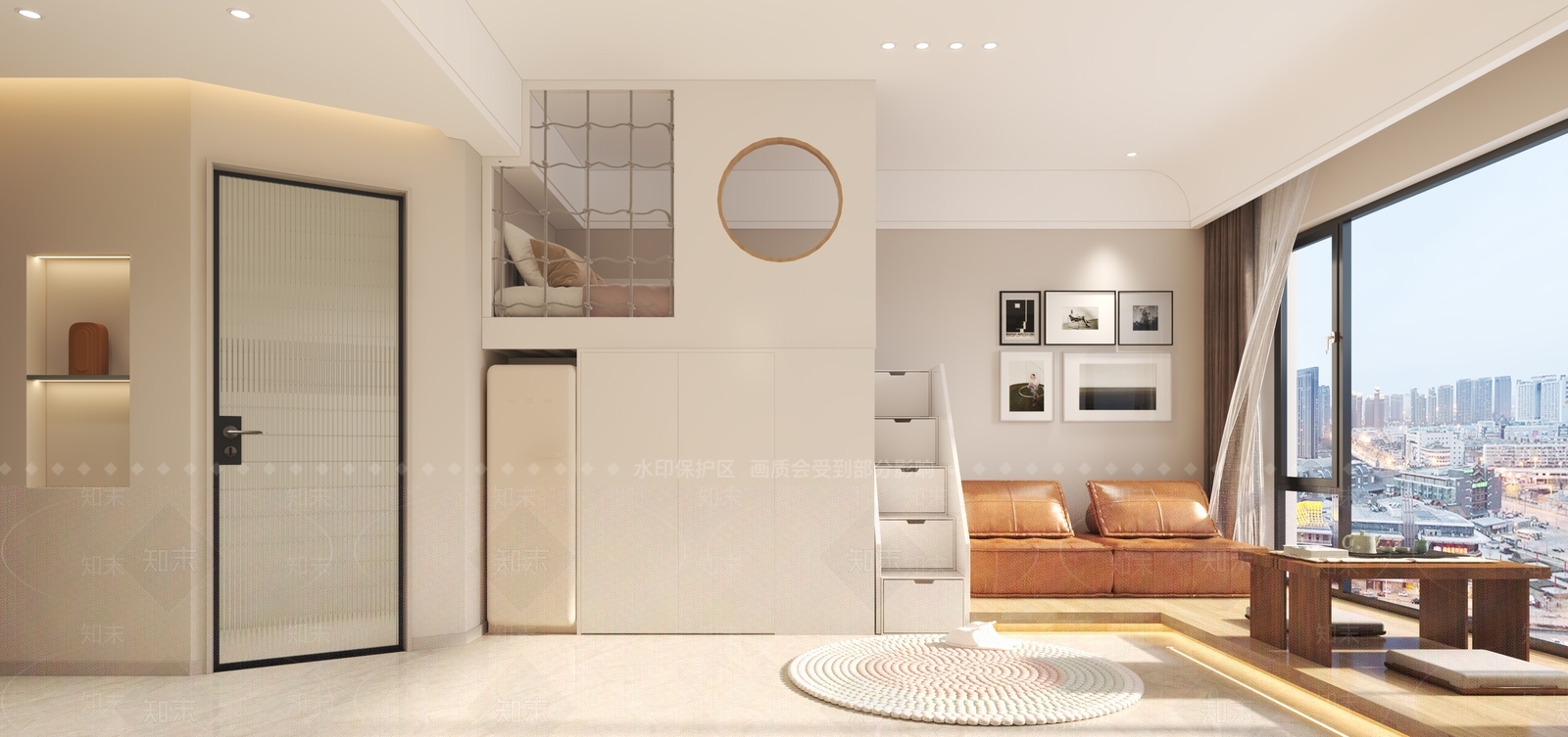 北欧单身公寓3D模型下载【ID:1106440095】