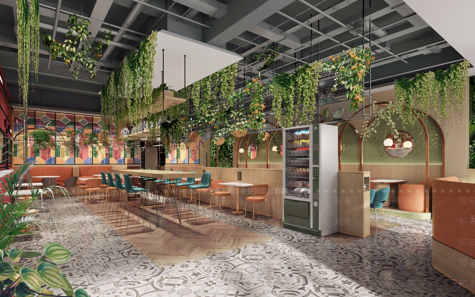 现代港式茶餐厅3D模型下载【ID:1106444880】