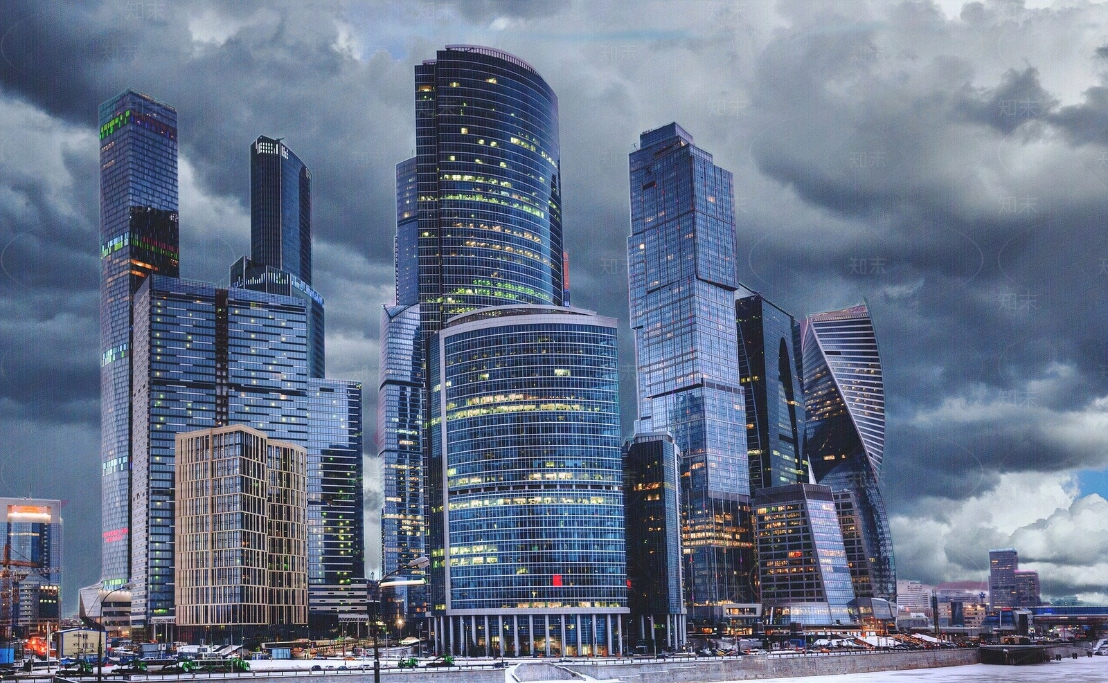 城市背景高清贴图材质