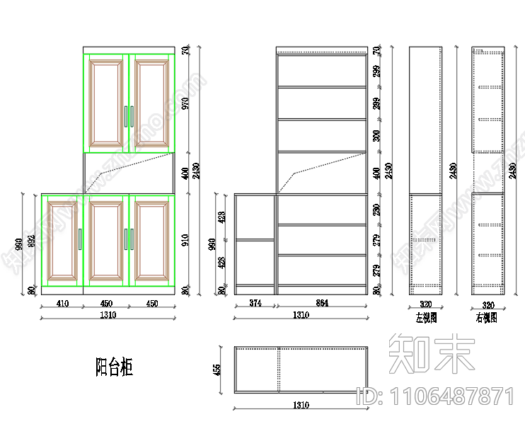 简欧风格cad施工图下载【ID:1106487871】