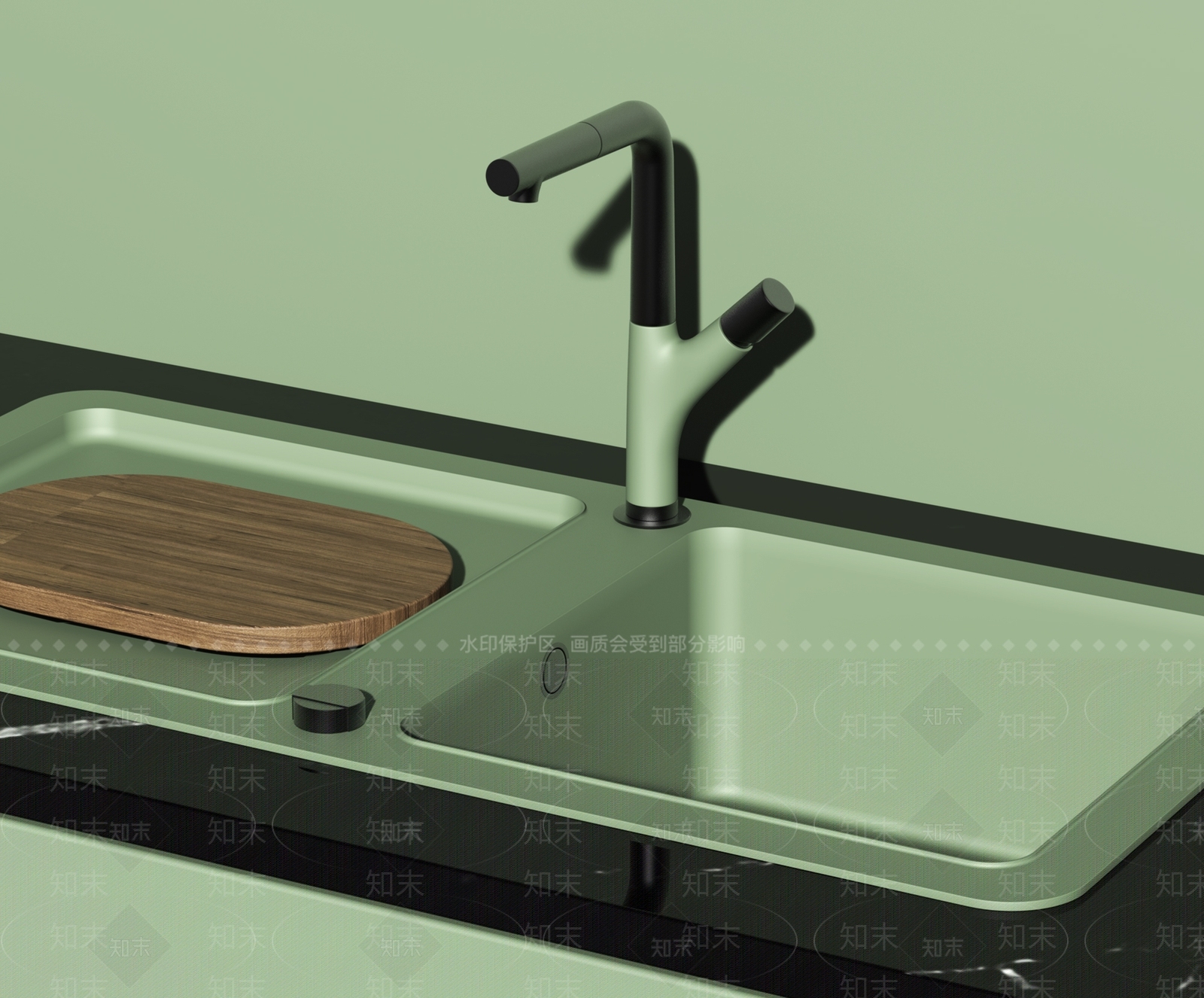 北欧水槽3D模型下载【ID:1106505205】