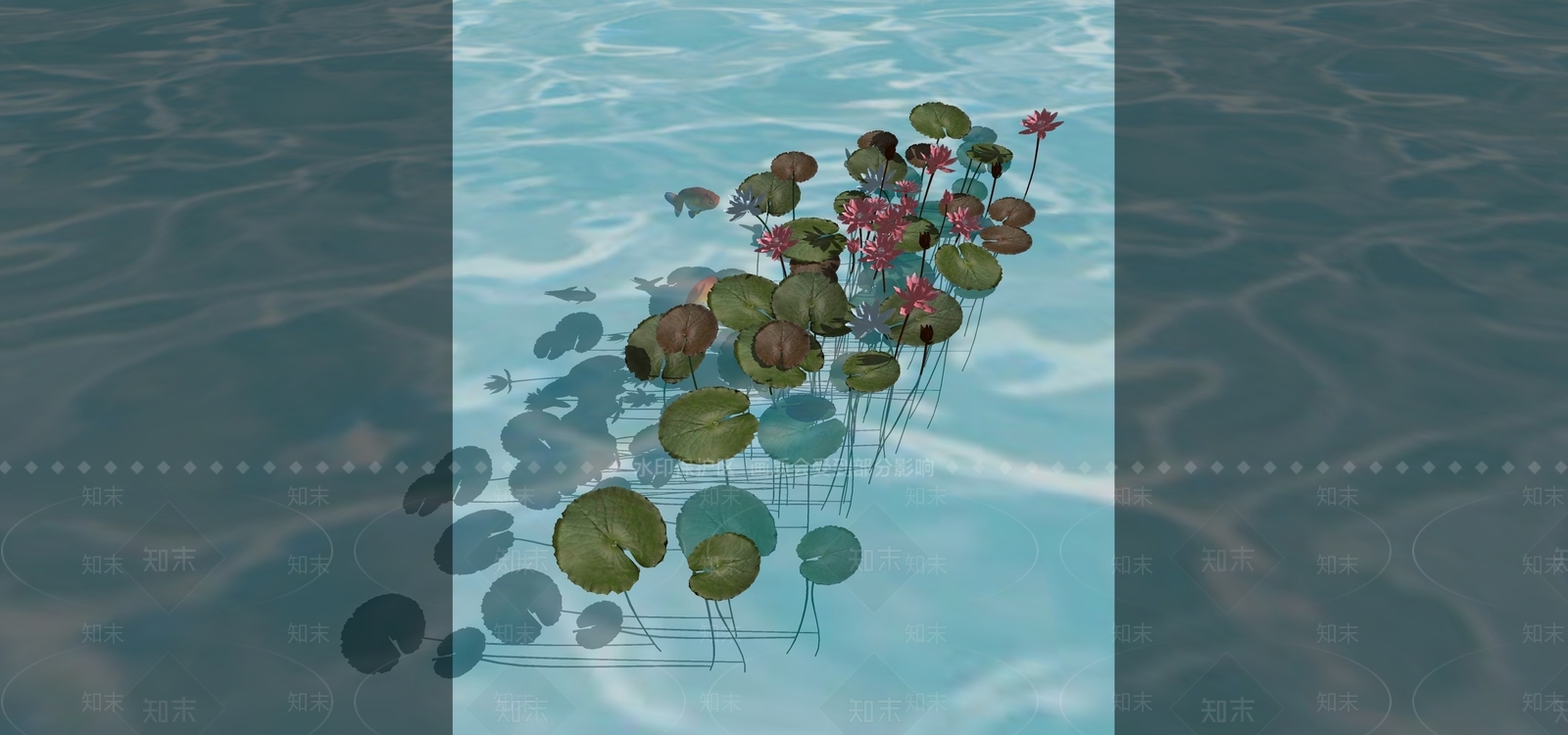 水生类SU模型下载【ID:1106513113】