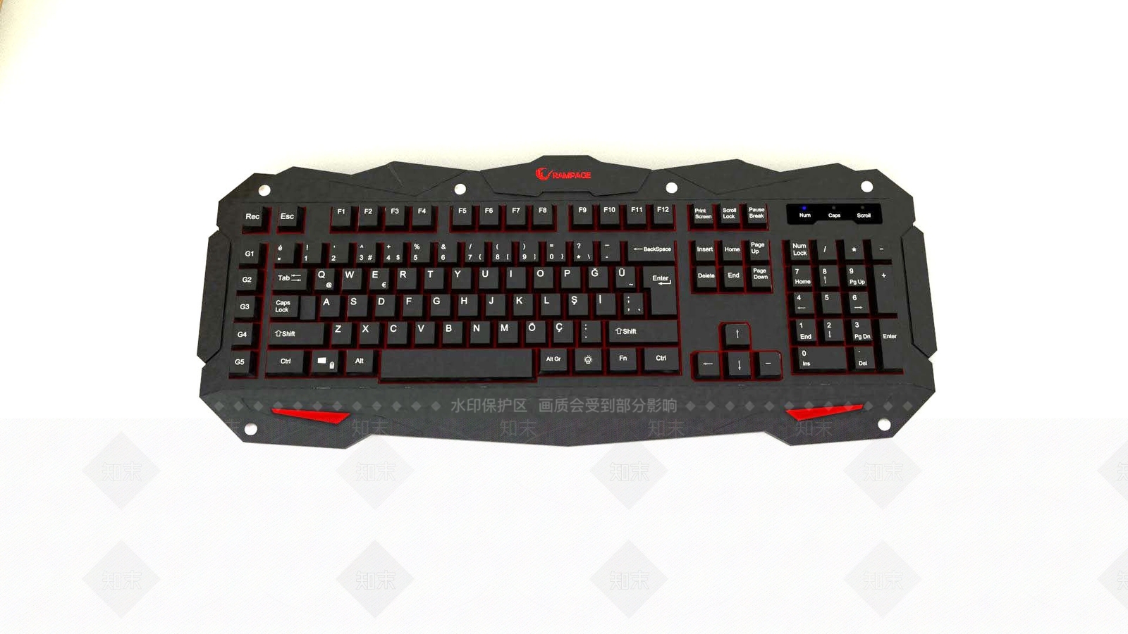 现代机械键盘SU模型下载【ID:1106569617】