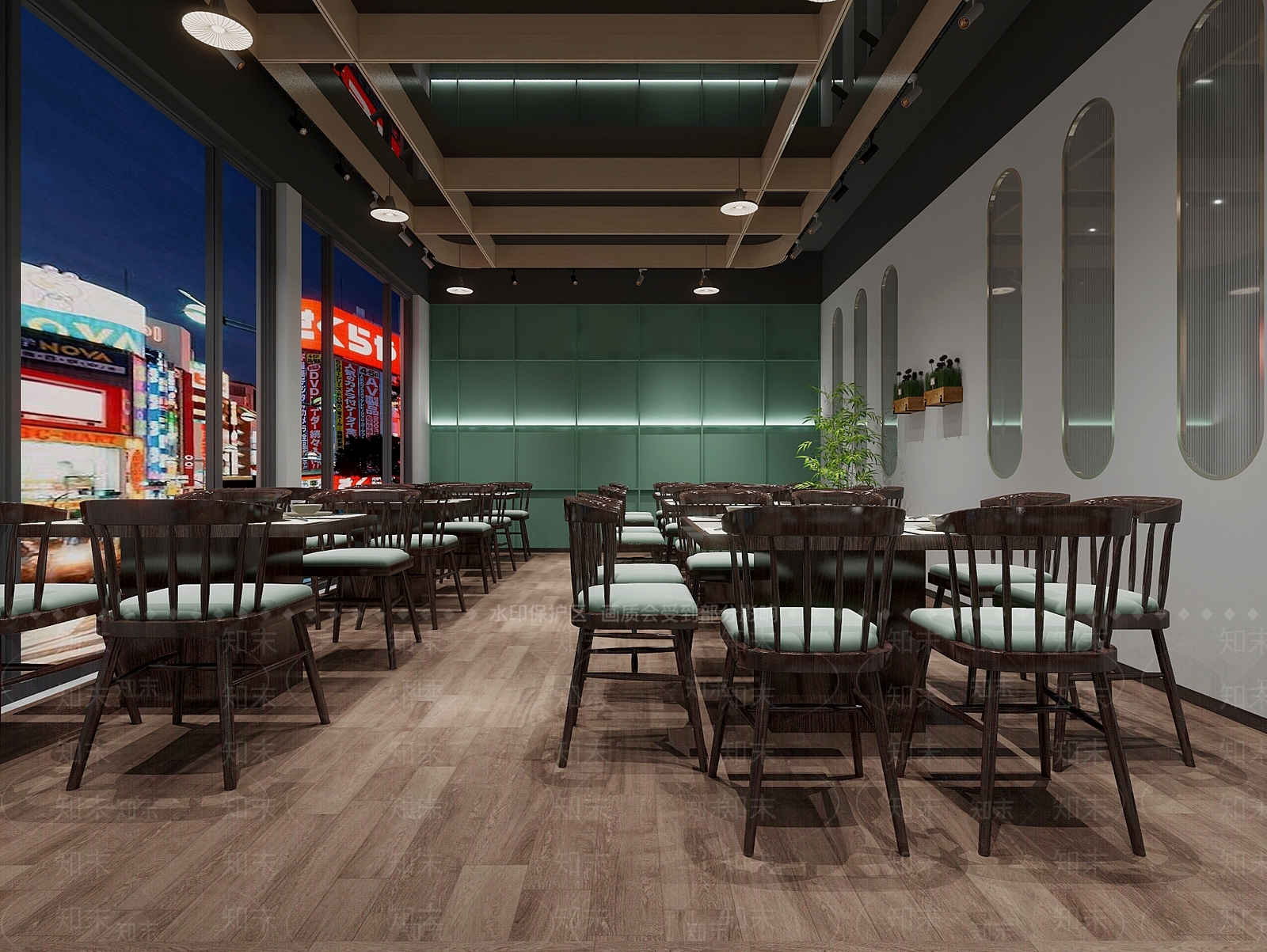 工业风火锅店3D模型下载【ID:1106586439】
