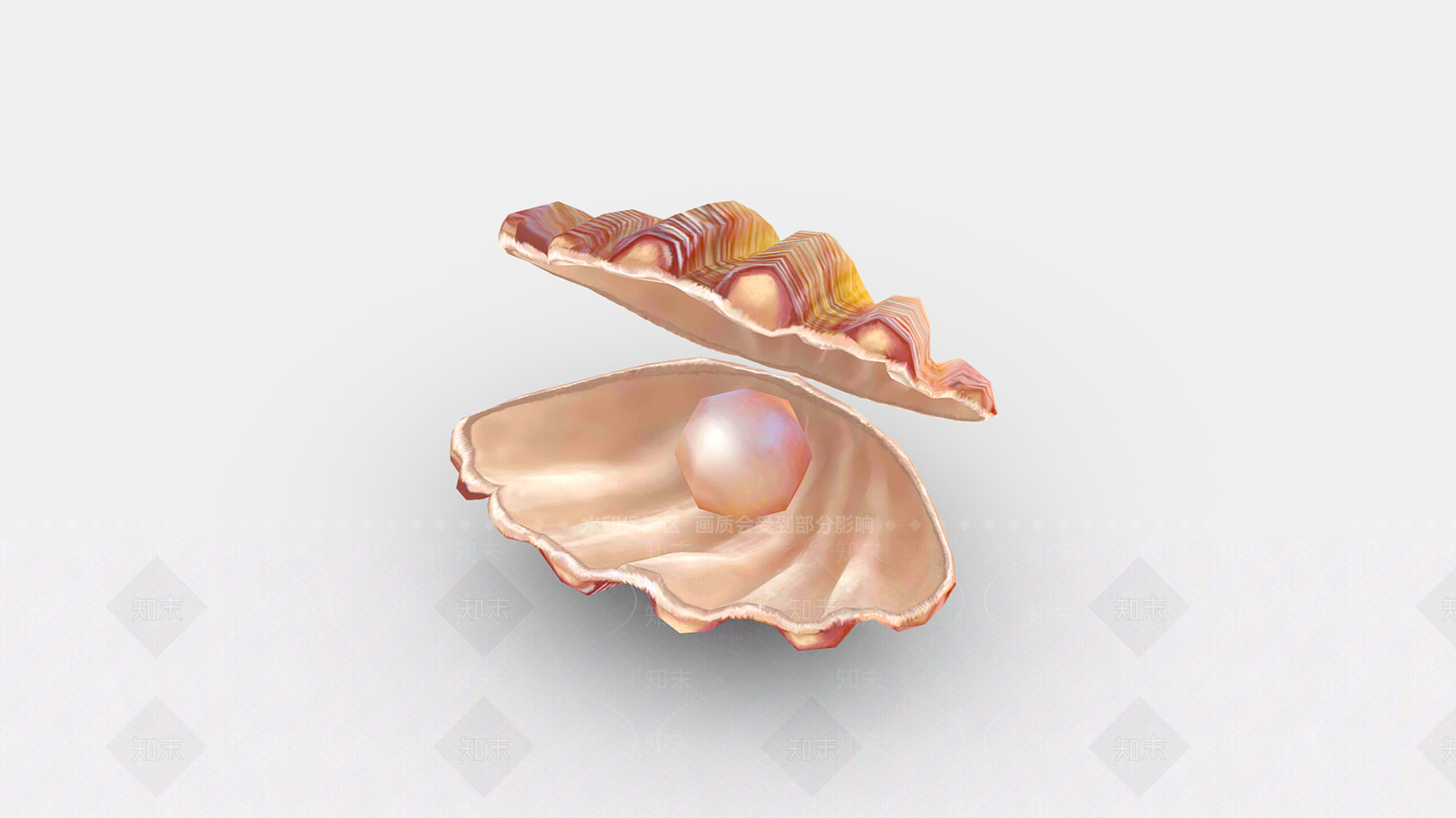 现代卡通贝壳3D模型下载【ID:1106590220】