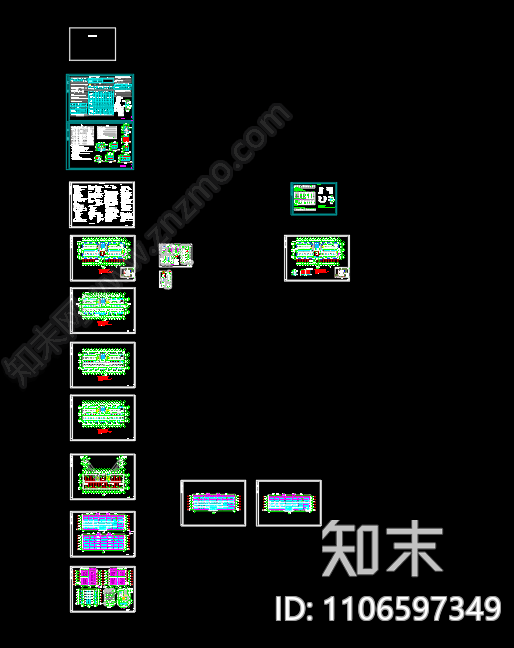 学生公寓建筑设计施工图cad施工图下载【ID:1106597349】