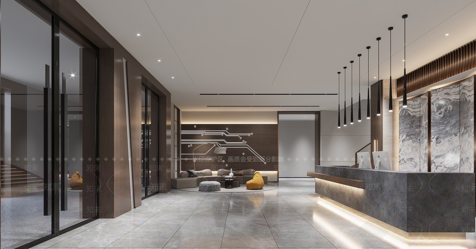 新中式前台3D模型下载【ID:1106601209】