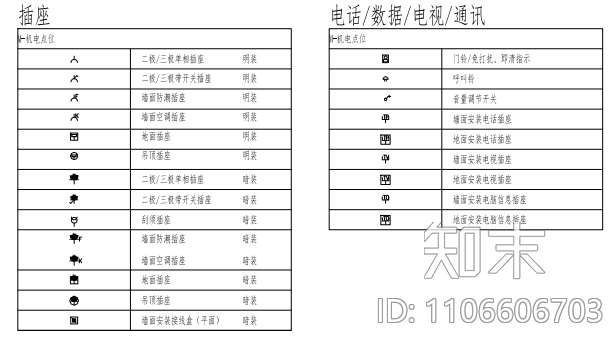 图例表施工图下载【ID:1106606703】