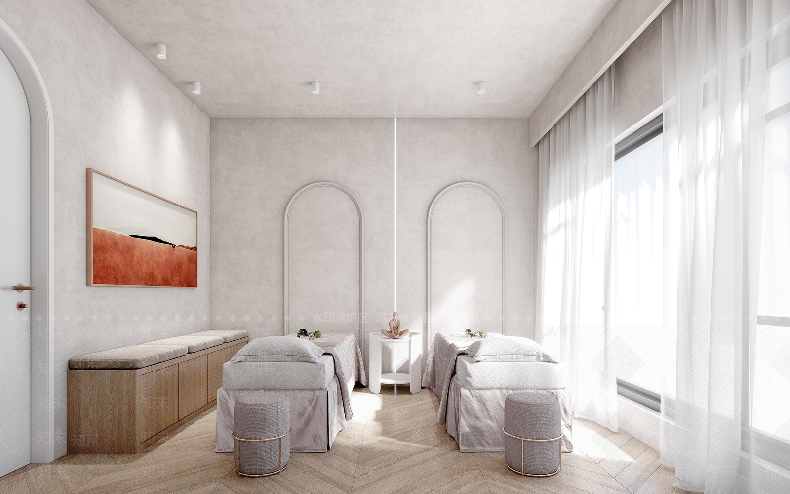现代美容院包厢3D模型下载【ID:1106614159】