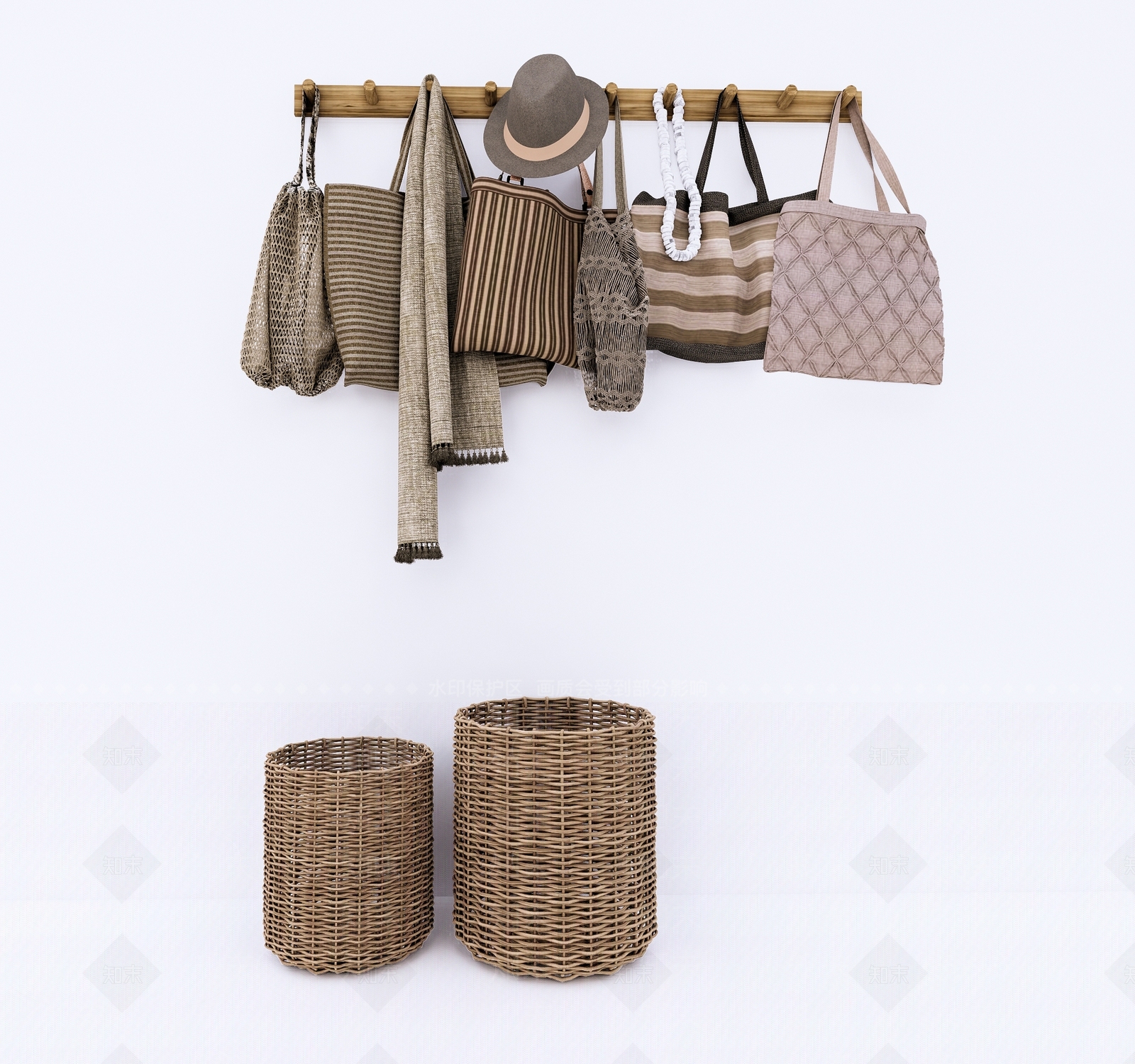 现代衣服SU模型下载【ID:1106632820】