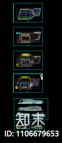 中学建筑cad施工图下载【ID:1106679653】