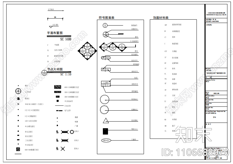 CAD制图线型施工图下载【ID:1106688970】