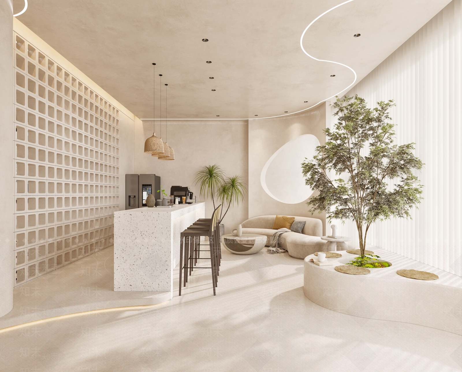 侘寂前台3D模型下载【ID:1106691723】