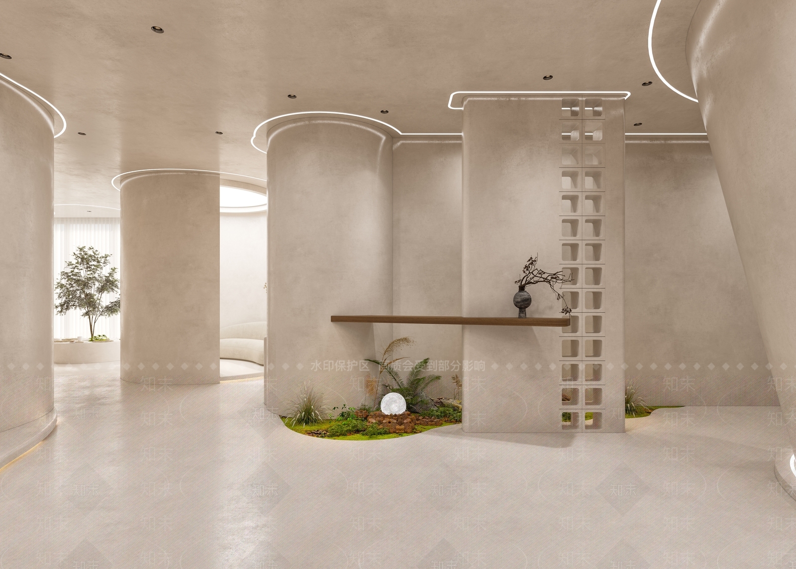 侘寂前台3D模型下载【ID:1106691723】