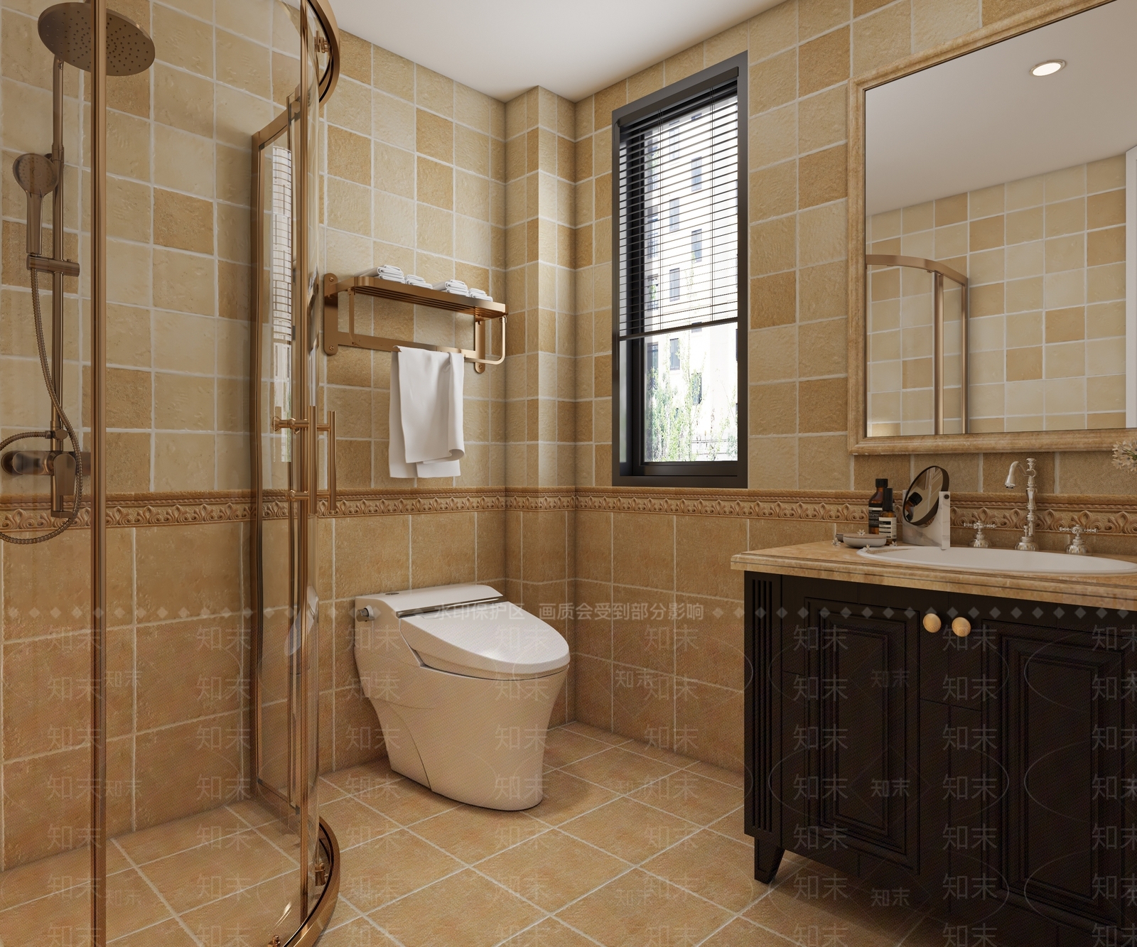 欧式古典卫生间3D模型下载【ID:1106692408】