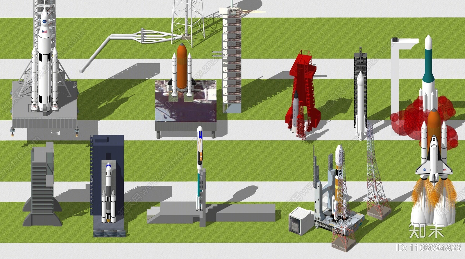 现代火箭SU模型下载【ID:1106694933】
