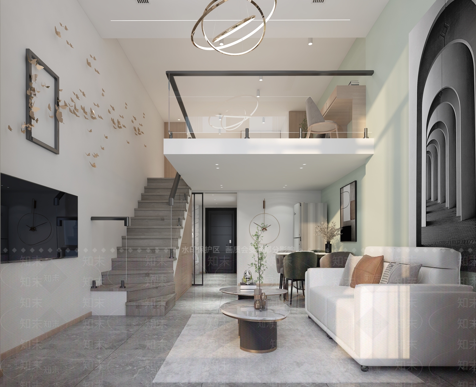 现代单身公寓3D模型下载【ID:1106696576】