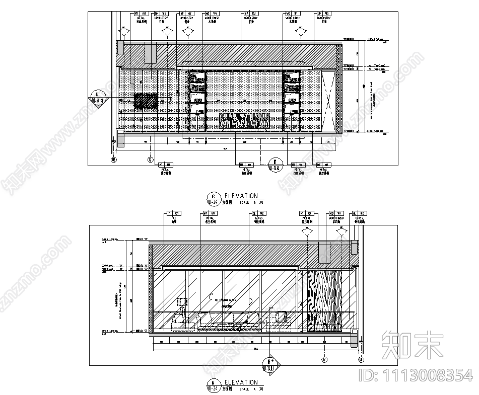 办公楼室内装饰施工图cad施工图下载【ID:1113008354】