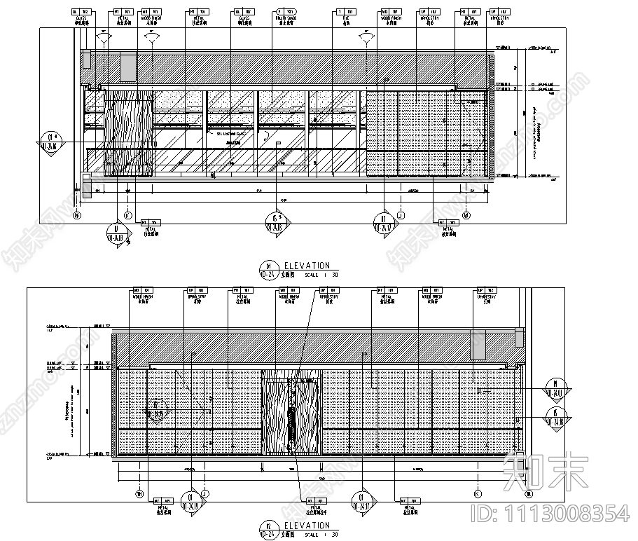 办公楼室内装饰施工图cad施工图下载【ID:1113008354】