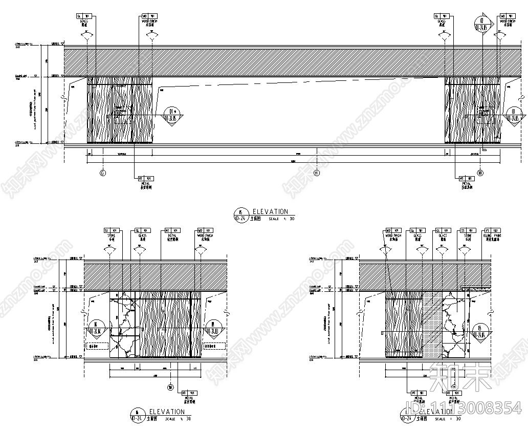 办公楼室内装饰施工图cad施工图下载【ID:1113008354】