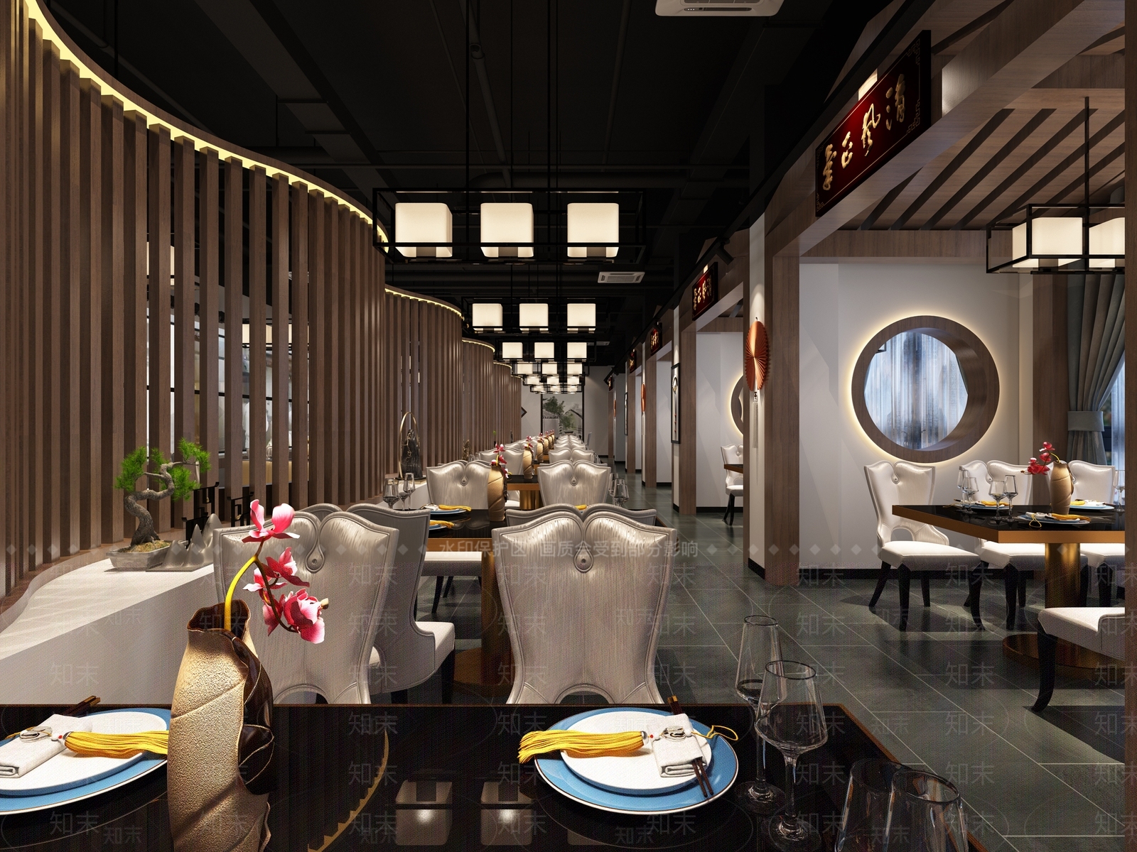 现代火锅店3D模型下载【ID:1106719803】