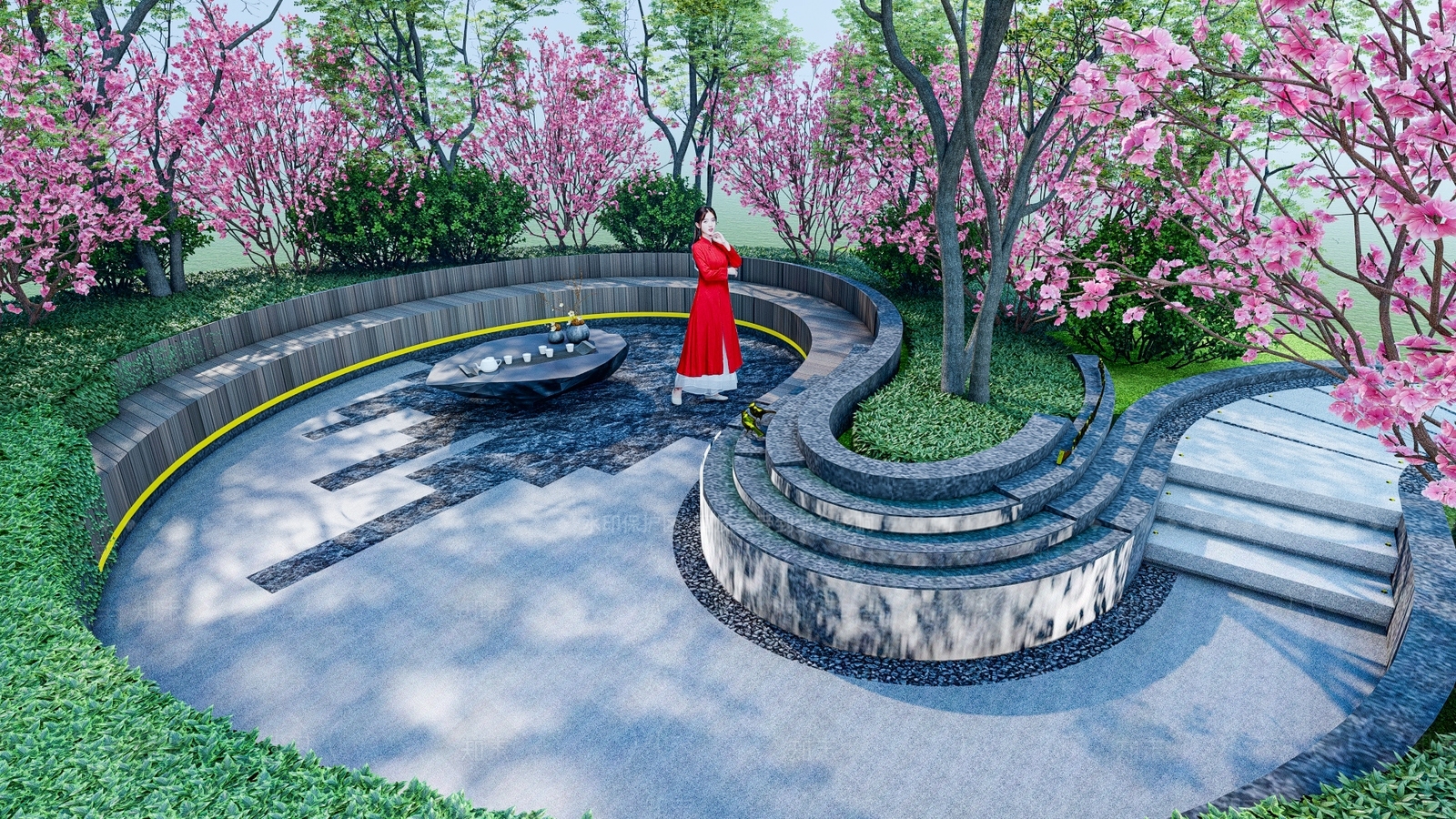 现代景观座椅SU模型下载【ID:1106722849】