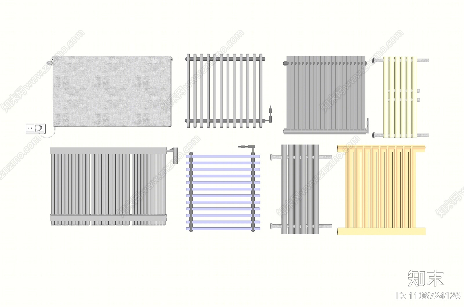 现代取暖器SU模型下载【ID:1106724126】