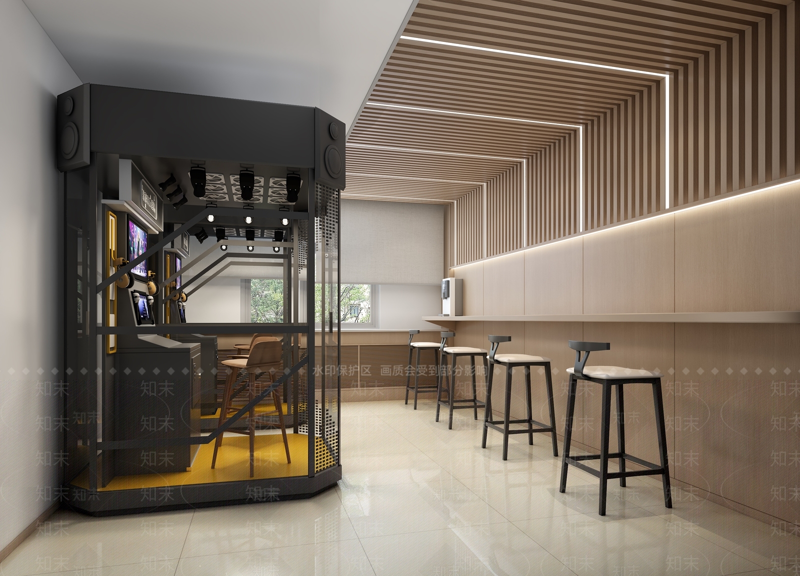 现代唱吧3d模型下载