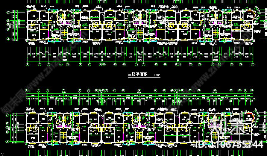 独立小型别墅CAD施工图下载【ID:1106755744】