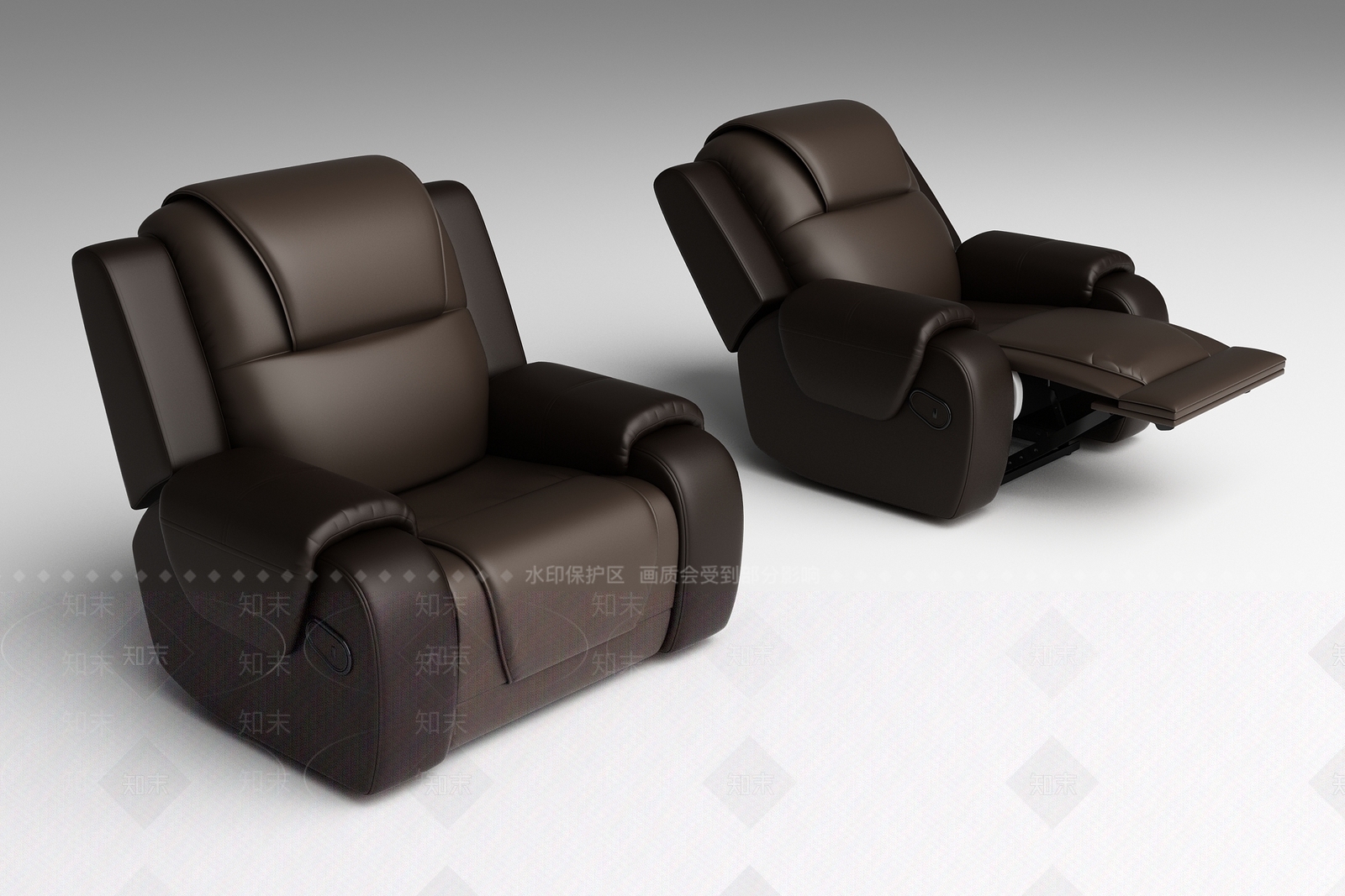 现代按摩椅3D模型下载【ID:1106756688】