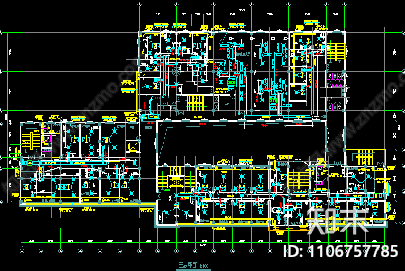 五星酒店中央空调设计施工图下载【ID:1106757785】