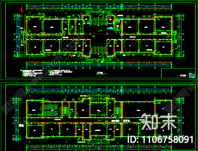 小学教学楼CAD施工图下载【ID:1106758091】